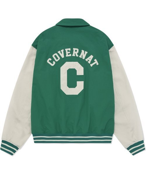 COVERNAT（カバーナット）の「Cロゴカラー バスティジャケット グリーン（スタジャン・レディース・その他・XX-LARGE/LARGE/MEDIUM/SMALL/X-LARGE）」の2枚目の写真