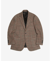 sortie（ソルティ）の「412 Hound Check Wool Silk Jacket (Brown)（テーラードジャケット）」