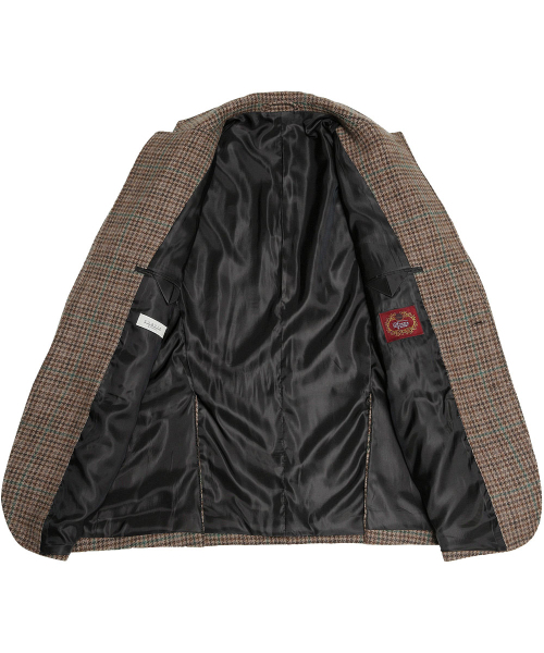 sortie(ソルティ)の「412 Hound Check Wool Silk Jacket (Brown)(テーラードジャケット・メンズ・その他・MEDIUM/LARGE/X-LARGE)」の9枚目の写真