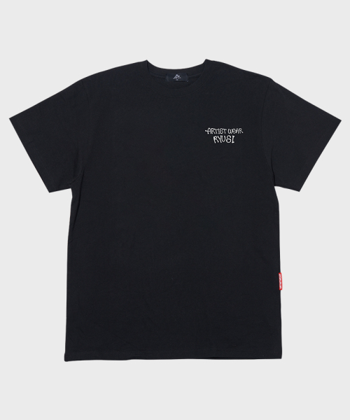 ARTISTWEAR（アーティストウェア）の「[ATW x RUYSI] ヘテ 半袖Tシャツ_BK（Tシャツ/カットソー・レディース・ブラック・XX-LARGE/LARGE/MEDIUM/X-LARGE/XXXX-LARGE）」の7枚目の写真