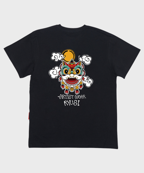 ARTISTWEAR（アーティストウェア）の「[ATW x RUYSI] ヘテ 半袖Tシャツ_BK（Tシャツ/カットソー・レディース・ブラック・XX-LARGE/LARGE/MEDIUM/X-LARGE/XXXX-LARGE）」の8枚目の写真