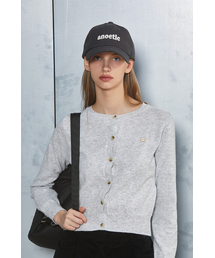 SOLID ROUND CARDIGAN_LIGHT GREY