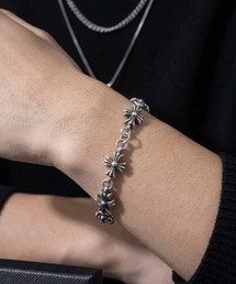 MONOCHROME（モノクローム）の「クロスリンクシルバーネックレス（ブレスレット）」