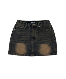 BORN SLIPPY（ボーンスリッピー）の「Denim Skirt (Black)（スカート）」