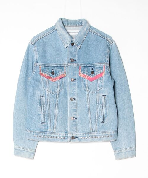 Children of the discordance / NY: RE-PATCH WORK DENIM JACKET / COTDNYJK-013
