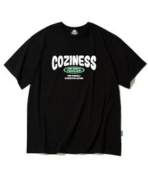 COZINESS VARSITY LOGO Tシャツ - ブラック