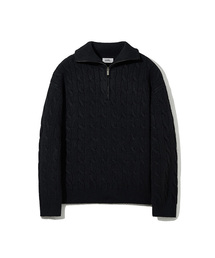 ケーブルハーフジップヘビーニットプルオーバー 8COLOR COOSKT069