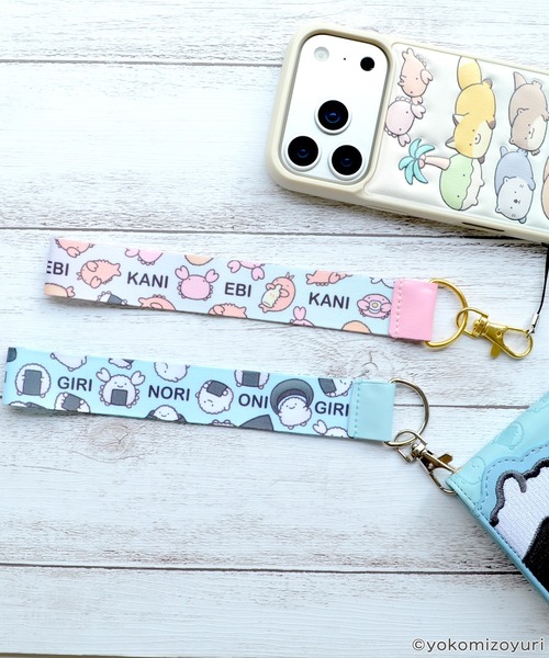 M-factory（エムファクトリー）の「ハンド ストラップ キャラクター なんでもいきもの「ハンドストラップ」 なんもの スマホストラップ（スマホグッズ・レディース・ピンク系その他/ブルー系その他・ONE SIZE）」の3枚目の写真