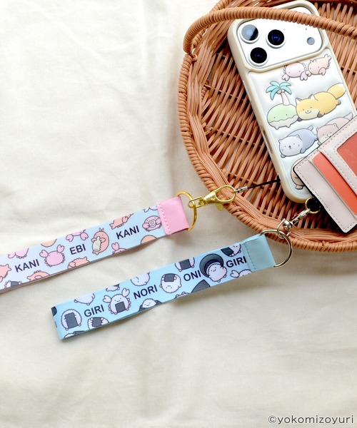 M-factory（エムファクトリー）の「ハンド ストラップ キャラクター なんでもいきもの「ハンドストラップ」 なんもの スマホストラップ（スマホグッズ・レディース・ピンク系その他/ブルー系その他・ONE SIZE）」の4枚目の写真