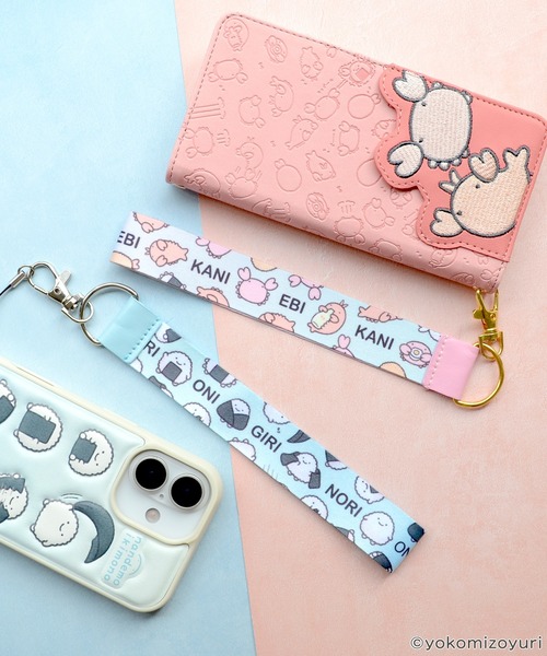 M-factory（エムファクトリー）の「ハンド ストラップ キャラクター なんでもいきもの「ハンドストラップ」 なんもの スマホストラップ（スマホグッズ・レディース・ピンク系その他/ブルー系その他・ONE SIZE）」の6枚目の写真