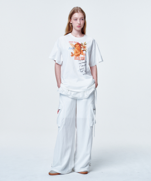 2113 STUDIO(イイルイルサムスタジオ)の「ルーズフィットTシャツフラワーエンジェル(Tシャツ/カットソー・レディース・その他・FREE)」の5枚目の写真
