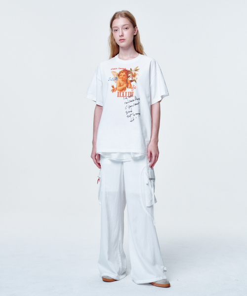 2113 STUDIO(イイルイルサムスタジオ)の「ルーズフィットTシャツフラワーエンジェル(Tシャツ/カットソー・レディース・その他・FREE)」の6枚目の写真