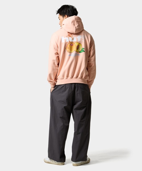 HUF(ハフ)の「PEACHY HOODIE(パーカー・メンズ・ピンク系その他/ブラック/アッシュ・S/XXL/XL/L/M)」の8枚目の写真
