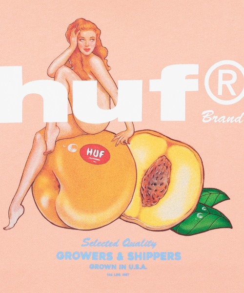 HUF(ハフ)の「PEACHY HOODIE(パーカー・メンズ・ピンク系その他/ブラック/アッシュ・S/XXL/XL/L/M)」の13枚目の写真