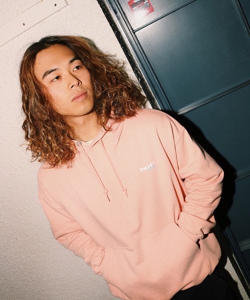 HUF(ハフ)の「PEACHY HOODIE(パーカー・メンズ・ピンク系その他/ブラック/アッシュ・S/XXL/XL/L/M)」の16枚目の写真
