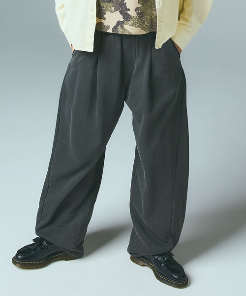 X-girl（エックスガール）の「PIGMENT DYED SCRIPT LOGO SWEATPANTS（スウェットパンツ・レディース・ピンク/ブラック/グレー・S/M）」の19枚目の写真