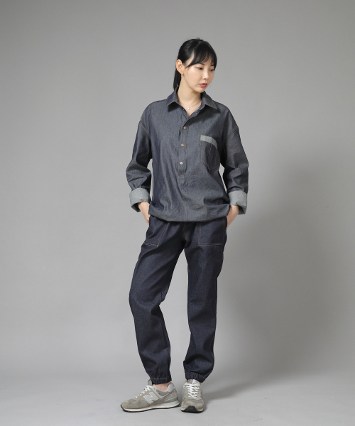 SAINTCREW(セントクルー)の「ストレートツーレイヤーカーゴジョガーパンツ ST2-309CJ デニムインディゴ(デニムパンツ・メンズ・その他・MEDIUM/LARGE/X-LARGE)」の6枚目の写真