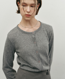 MAKE A TOAST（メイクアトースト）の「Soft Minimal Cardigan Gray MBEFNT002GR（カーディガン/ボレロ）」