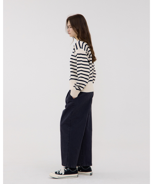 LEVHEARTED(レブハティッド)の「カントゥスワイドパンツ - ネイビー(その他パンツ・レディース・ネイビー・01(36)/02(38))」の2枚目の写真