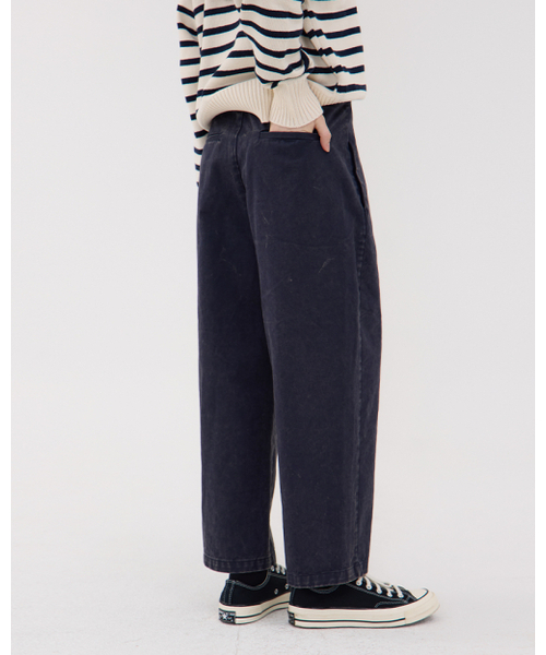 LEVHEARTED(レブハティッド)の「カントゥスワイドパンツ - ネイビー(その他パンツ・レディース・ネイビー・01(36)/02(38))」の3枚目の写真