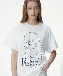 [GDTS03] オーバーサイズTシャツ_ホワイト (レイ!)