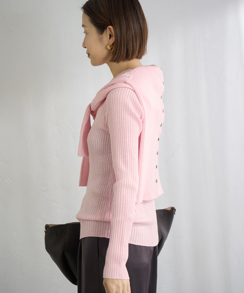 セール】EXメリノリブ クルーネックプルオーバー（ニット/セーター