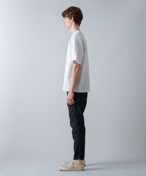 rehacer（レアセル）の「rehacer TEE : Retro Flower Wide TEE / レトロフラワーワイドT-shirt（Tシャツ/カットソー・メンズ・ブラック/ホワイト・MEDIUM/SMALL/X-LARGE/LARGE）」の9枚目の写真
