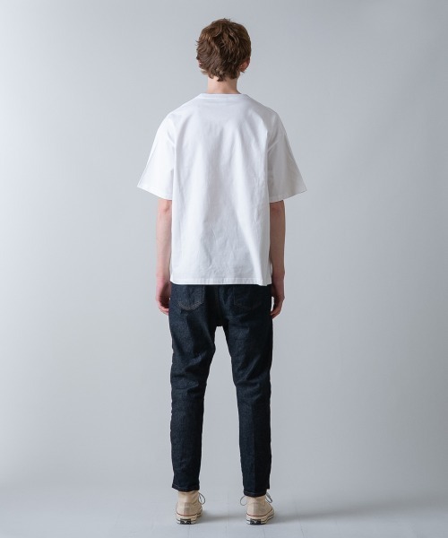 rehacer（レアセル）の「rehacer TEE : Retro Flower Wide TEE / レトロフラワーワイドT-shirt（Tシャツ/カットソー・メンズ・ブラック/ホワイト・MEDIUM/SMALL/X-LARGE/LARGE）」の10枚目の写真