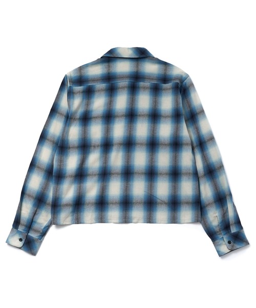 Noen(ノエン)の「オンブレチェックシャツ(シャツ/ブラウス・メンズ・レッド/ブラウン/ブラック/ブルー・MEDIUM/X-LARGE/LARGE)」の19枚目の写真
