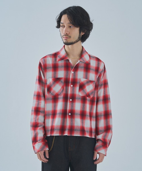 NOON GOONS ヌーングーンズ オンブレチェック シャツ おまけ付き！ オンブレチェックシャツ（シャツ/ブラウス）｜Noen（ノエン）の