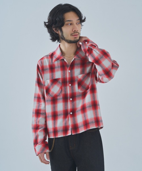 NOON GOONS ヌーングーンズ オンブレチェック シャツ おまけ付き！ オンブレチェックシャツ（シャツ/ブラウス）｜Noen（ノエン）の