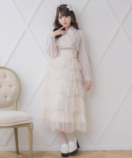 ROJITA（ロジータ）の「テーラードドッキングワンピース（ワンピース・レディース・その他/ブラック/ベージュ・FREE）」の3枚目の写真