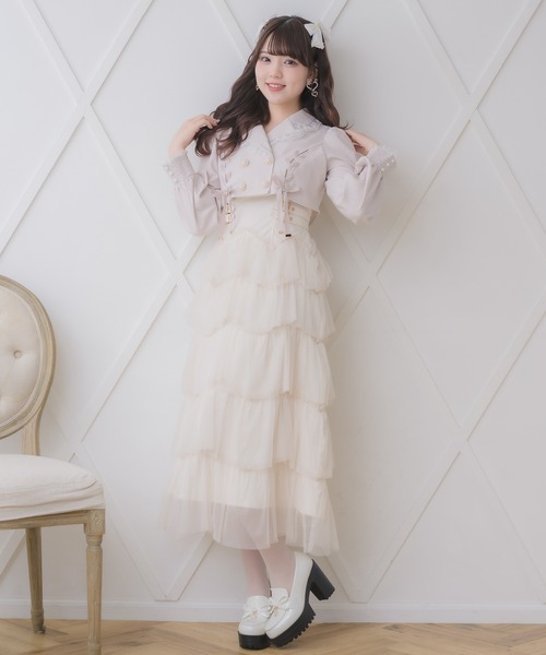 ROJITA（ロジータ）の「テーラードドッキングワンピース（ワンピース・レディース・その他/ブラック/ベージュ・FREE）」の14枚目の写真