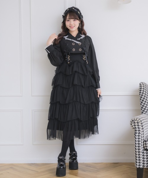 ROJITA（ロジータ）の「テーラードドッキングワンピース（ワンピース・レディース・その他/ブラック/ベージュ・FREE）」の9枚目の写真