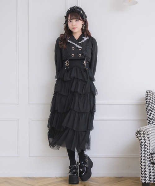 ROJITA（ロジータ）の「テーラードドッキングワンピース（ワンピース・レディース・その他/ブラック/ベージュ・FREE）」の10枚目の写真