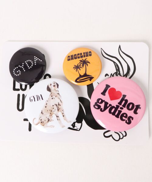 GYDA(ジェイダ)の「GYDA(ジェイダ)2WAYミニトートバッグ ショルダーバッグ 缶バッジ付き GY-B442 カジュアル(トートバッグ・レディース・ブラック・FREE)」の11枚目の写真