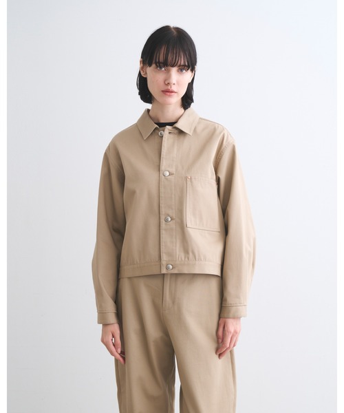 Traditional Weatherwear（トラディショナルウェザーウェア）の「WORK JACKET 201（ブルゾン・レディース・ブラック/ネイビー・34/32）」の5枚目の写真