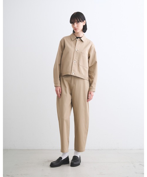 Traditional Weatherwear（トラディショナルウェザーウェア）の「WORK JACKET 201（ブルゾン・レディース・ブラック/ネイビー・34/32）」の6枚目の写真