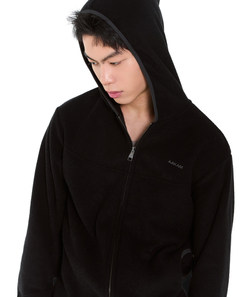 AAKAM（アーカム）の「Incision Terry Zip-Up Hoodie (Black)（パーカー・レディース・その他・1/2）」の17枚目の写真