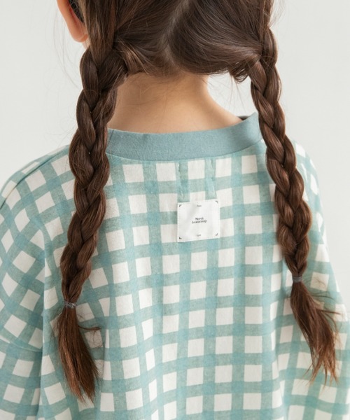 DRC branshes(ディーアールシーブランシェス)の「【WEB限定/DRC】総柄長袖Tシャツ(Tシャツ/カットソー・キッズ・オリーブ/オフホワイト/ピンク/ブラウン/ブルーグレー/ブラック・100/120/110/140/150/130)」の14枚目の写真