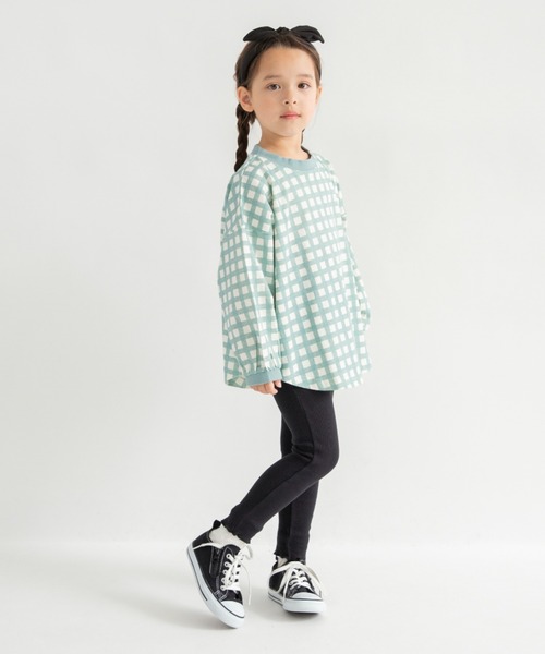 DRC branshes(ディーアールシーブランシェス)の「【WEB限定/DRC】総柄長袖Tシャツ(Tシャツ/カットソー・キッズ・オリーブ/オフホワイト/ピンク/ブラウン/ブルーグレー/ブラック・100/120/110/140/150/130)」の15枚目の写真