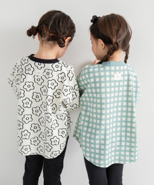 DRC branshes(ディーアールシーブランシェス)の「【WEB限定/DRC】総柄長袖Tシャツ(Tシャツ/カットソー・キッズ・オリーブ/オフホワイト/ピンク/ブラウン/ブルーグレー/ブラック・100/120/110/140/150/130)」の22枚目の写真