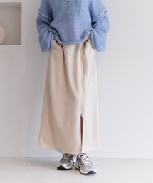 BAYFLOW | [ストレッチ入りで動きやすい]フロントジップチンツスカート(スカート)