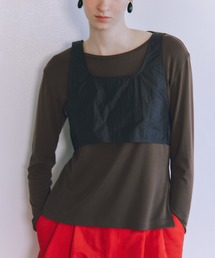 PHEENY（フィーニー）】別注 Heavy weight border tucked sleeve（T