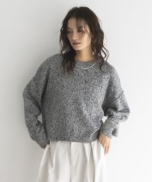 GARAGE OF GOOD CLOTHING | ミックスヤーンショートニットプルオーバー(ニット/セーター)
