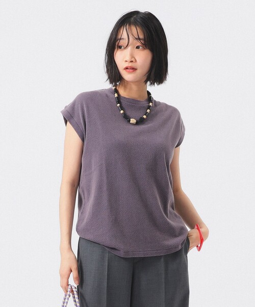 Healthknit(ヘルスニット)の「【8/6再値下げ】【別注】Healthknit / メッシュ ノースリーブ(Tシャツ/カットソー・レディース・ネイビー/オレンジ/ブラック・ONE SIZE)」の1枚目の写真