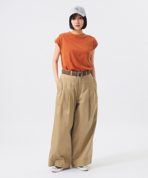 Healthknit(ヘルスニット)の「【8/6再値下げ】【別注】Healthknit / メッシュ ノースリーブ(Tシャツ/カットソー・レディース・ネイビー/オレンジ/ブラック・ONE SIZE)」の21枚目の写真