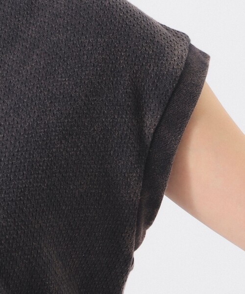 Healthknit(ヘルスニット)の「【8/6再値下げ】【別注】Healthknit / メッシュ ノースリーブ(Tシャツ/カットソー・レディース・ネイビー/オレンジ/ブラック・ONE SIZE)」の4枚目の写真