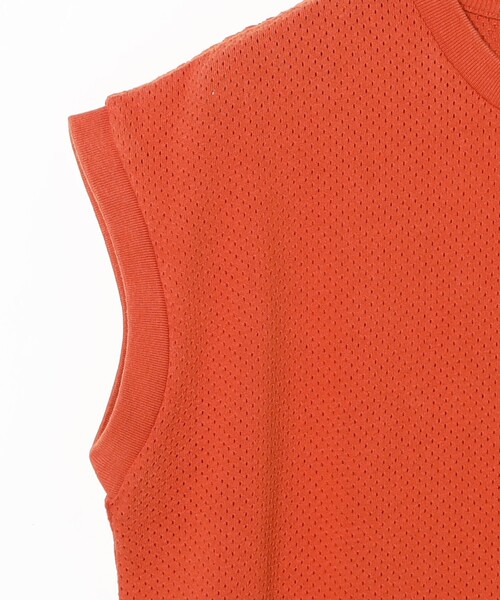 Healthknit(ヘルスニット)の「【8/6再値下げ】【別注】Healthknit / メッシュ ノースリーブ(Tシャツ/カットソー・レディース・ネイビー/オレンジ/ブラック・ONE SIZE)」の9枚目の写真