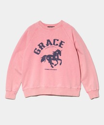 CUBE SUGAR | CUBE SUGAR/キューブシュガー　裏毛パウダー加工 ラグランPO(スウェット)